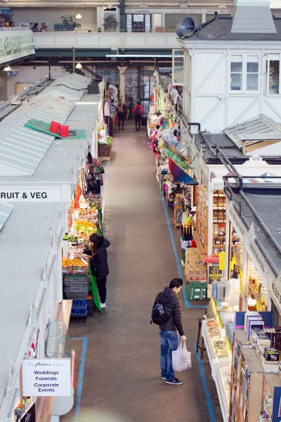 Cardiff Market in Cardiff Wales