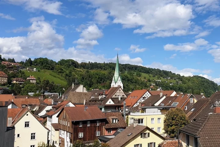 The town of Feldkirch in Vorarlberg, Austria