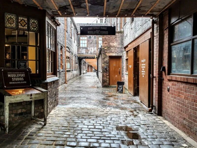 The entrance of the Middleport Pottery