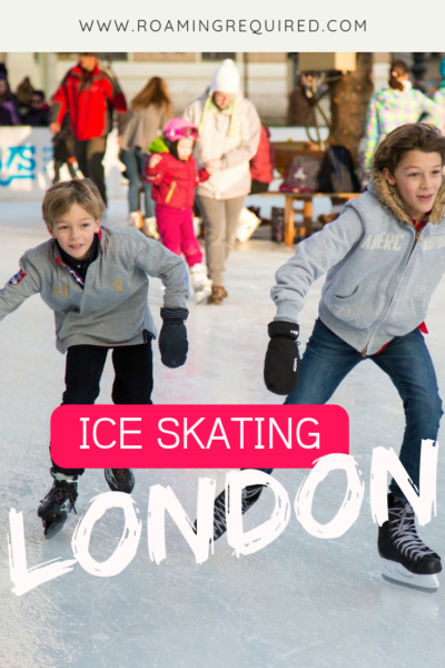 Ice skating in London Pinterest PIN