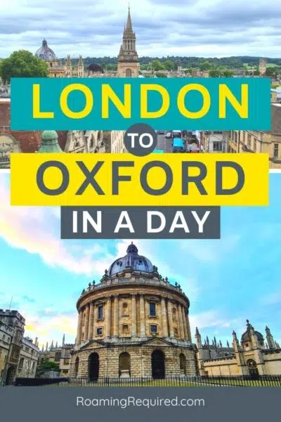 London to Oxford in a Day Pinterest PIN