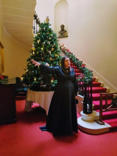 Osborne House Tour Guide in traditional dress