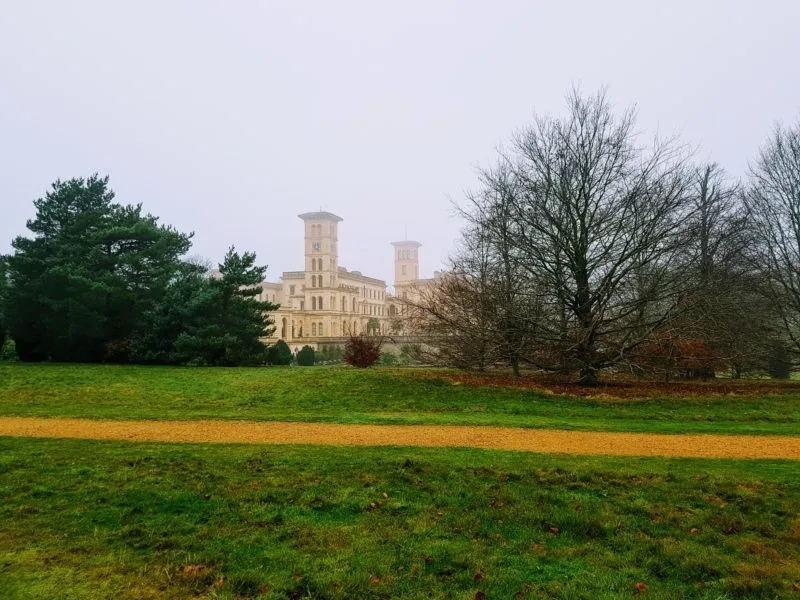 Osborne House seen from the garden grounds