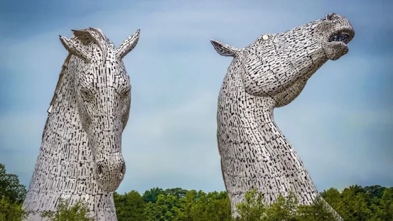 The Kelpies, Falkirk, Scotland. Just one of many great places to add to your list of day trips from Glasgow