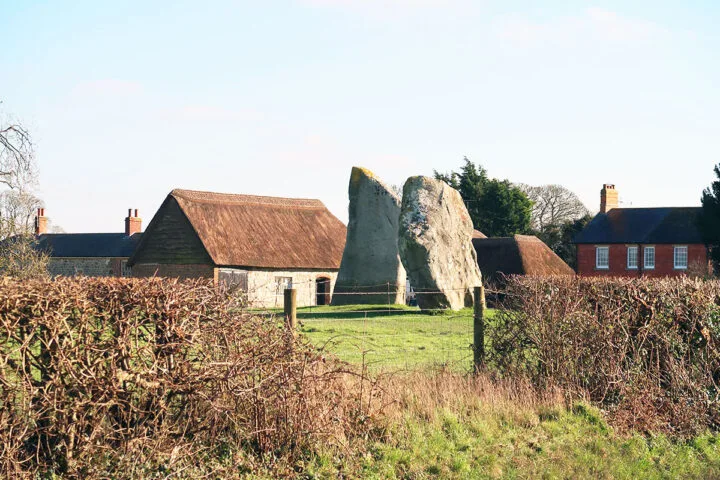 Neolithic stones at Avebury on a day trip from London. One more fantastic place to visit to add to your day trip in London list