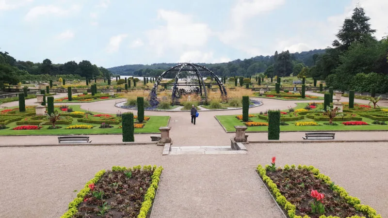 Trentham Gardens in The Potteries in Stoke-on-Trent