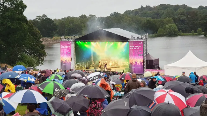 Live shows at Trentham Gardens, Stoke-on-Trent