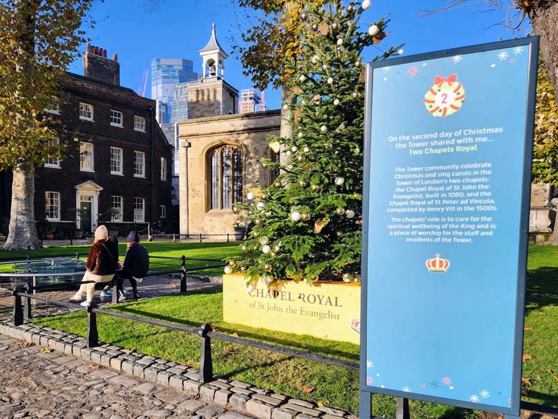 Christmas at the Tower of London, 2 Chapels Royal 