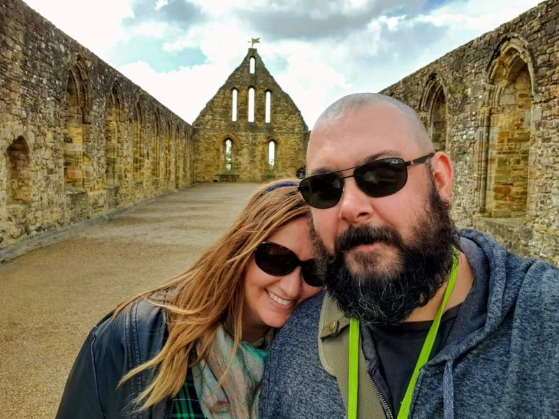 Russ and Roma at Battle Abbey. Email is the best way to contact Roma and Russ for comments, suggestions, feedback, and business opportunities