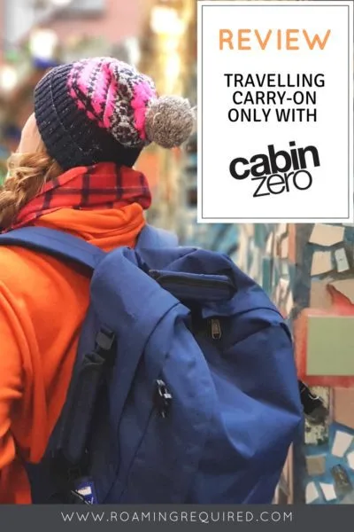 Is a CabinZero backpack worth it? Find out here. Pinterest PIN