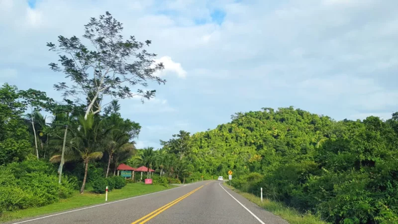 Hummingbird Hwy is a great road for a rental car in Belize