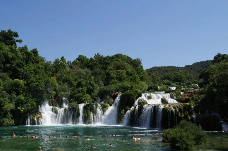 Waterfalls at Krka National Park Croatia