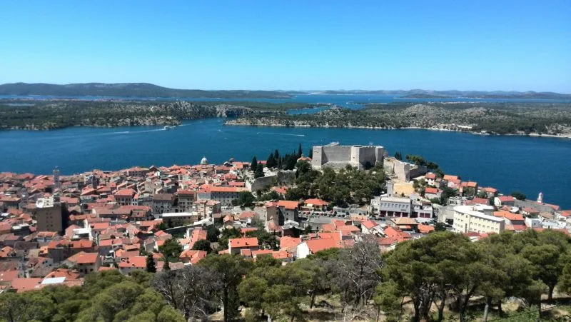 Views of Sibenik from above