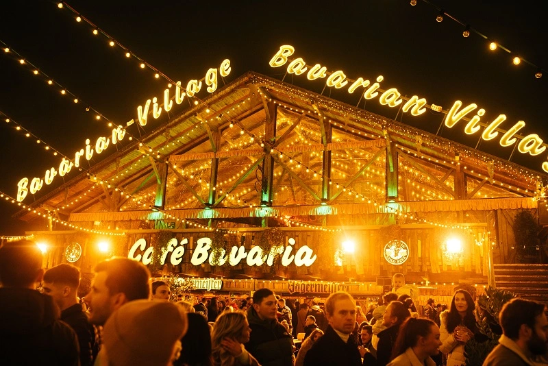 The exterior of the Bavarian Village