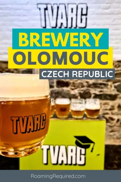 What to expect from a visit to the TVARG Brewery in Olomouc, Czech Republic Pinterest PIN