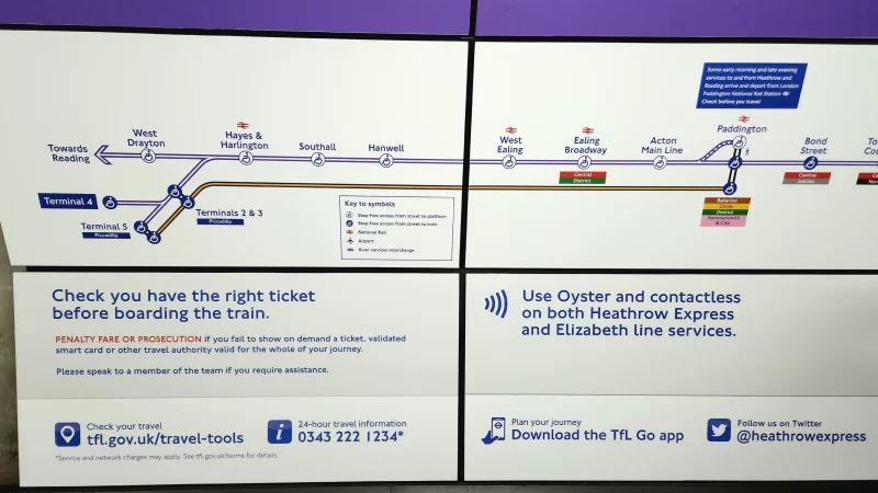 Elizabeth Line to Heathrow Terminal 4