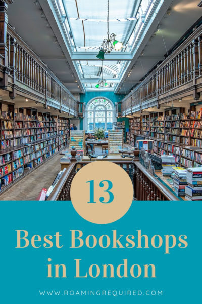 13 of the best bookshops in London Pinterest PIN