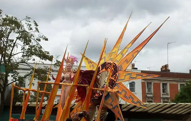 Just one of the many floats you will see during the Notting Hill Carnival in London