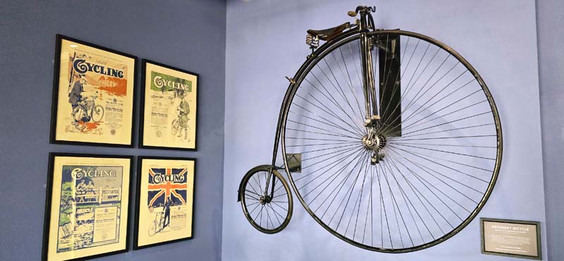 Penny Farthing on display at Hotel Indigo Coventry
