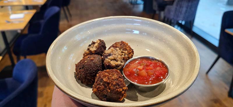 Arancini at Hotel Indigo Coventry