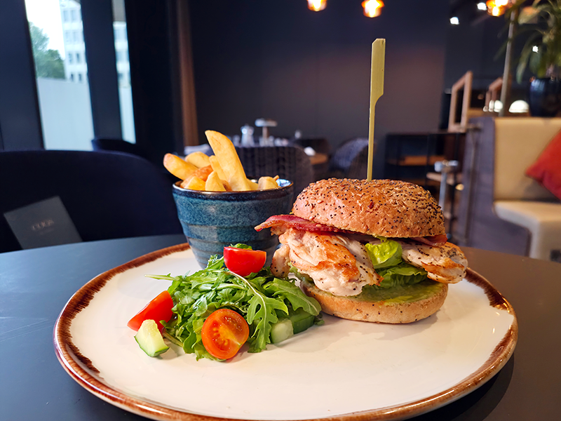 Peeping Tom burger at Hotel Indigo Coventry