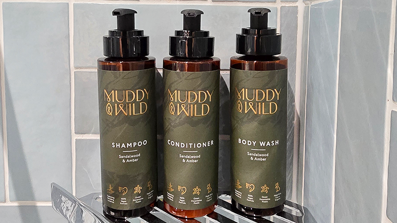 Muddy and Wild products at Hotel Indigo Coventry